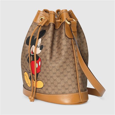 disney x gucci small bucket bag|gucci x disney collab.